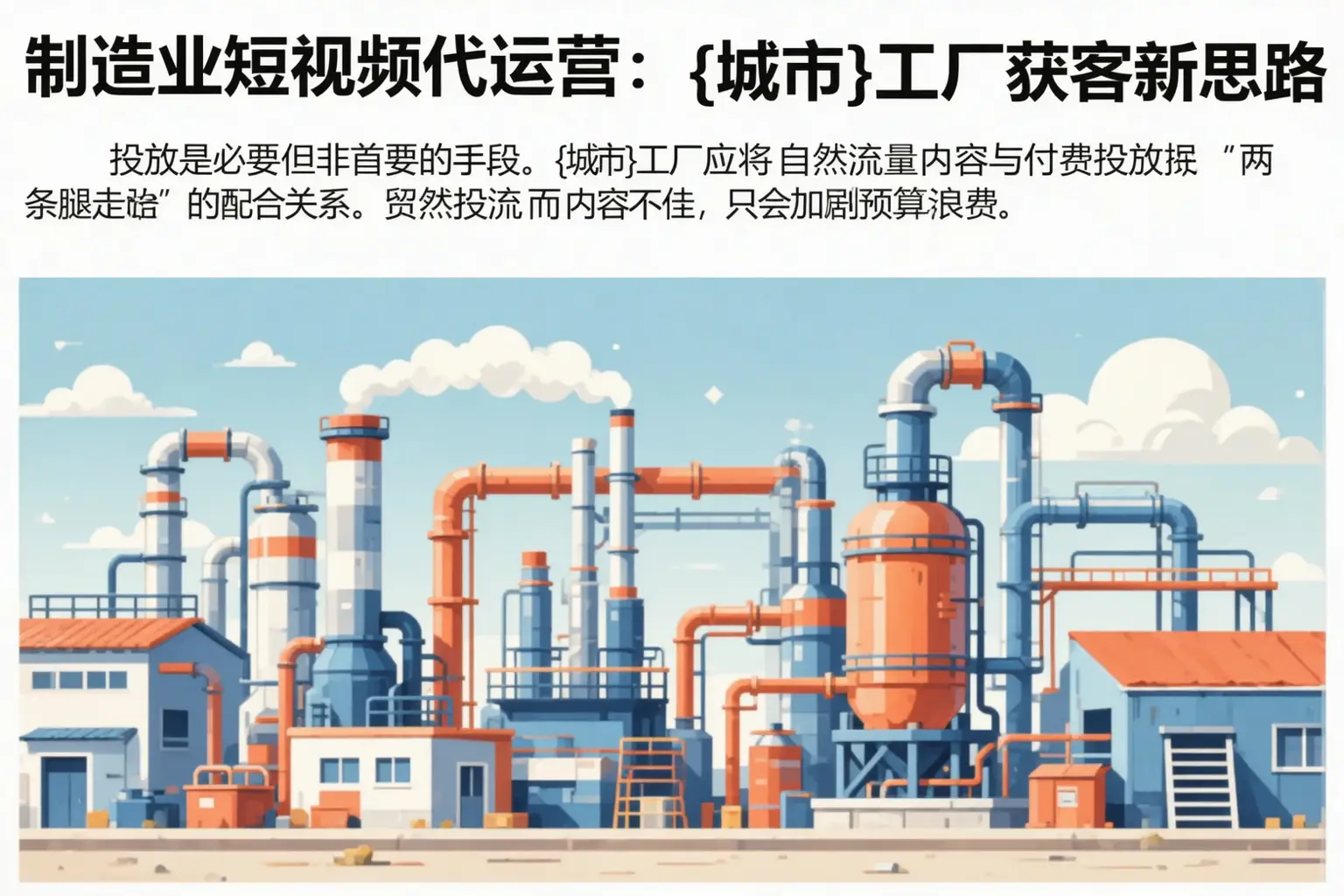 制造业短视频代运营：娄星工厂获客新思路